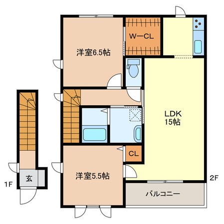 サンマルシェの物件間取画像